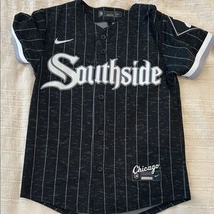 Nike Kids Black Pinstripe Jersey